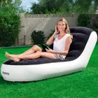 Aufblasbares Gartensofa-Blauen Akzenten