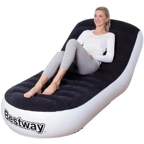 Aufblasbares Gartensofa-Blauen Akzenten