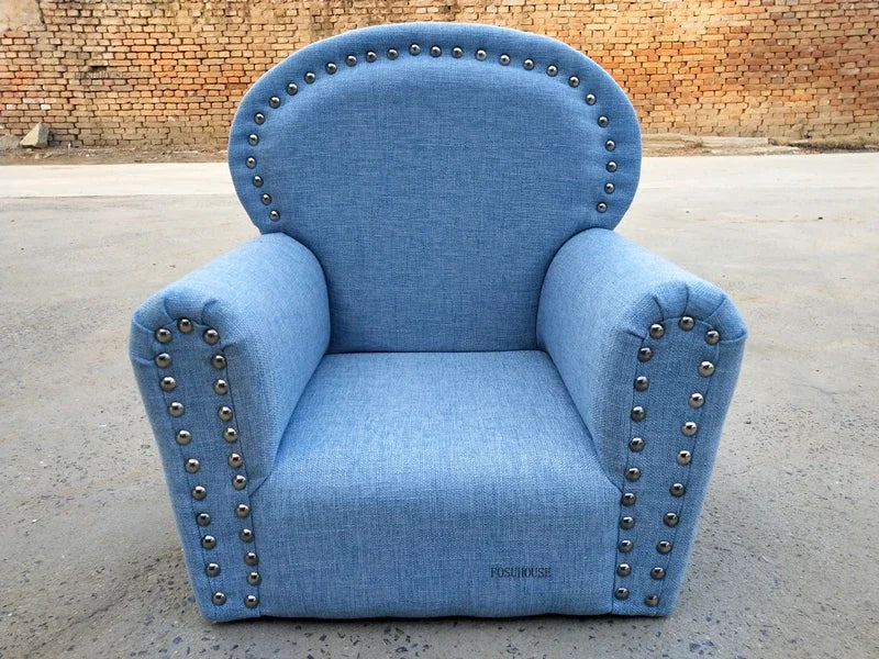 Babysofa-Thron-Dunkelblau