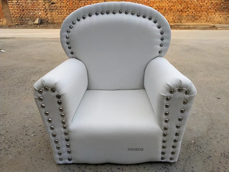 Babysofa-Thron-Weiß