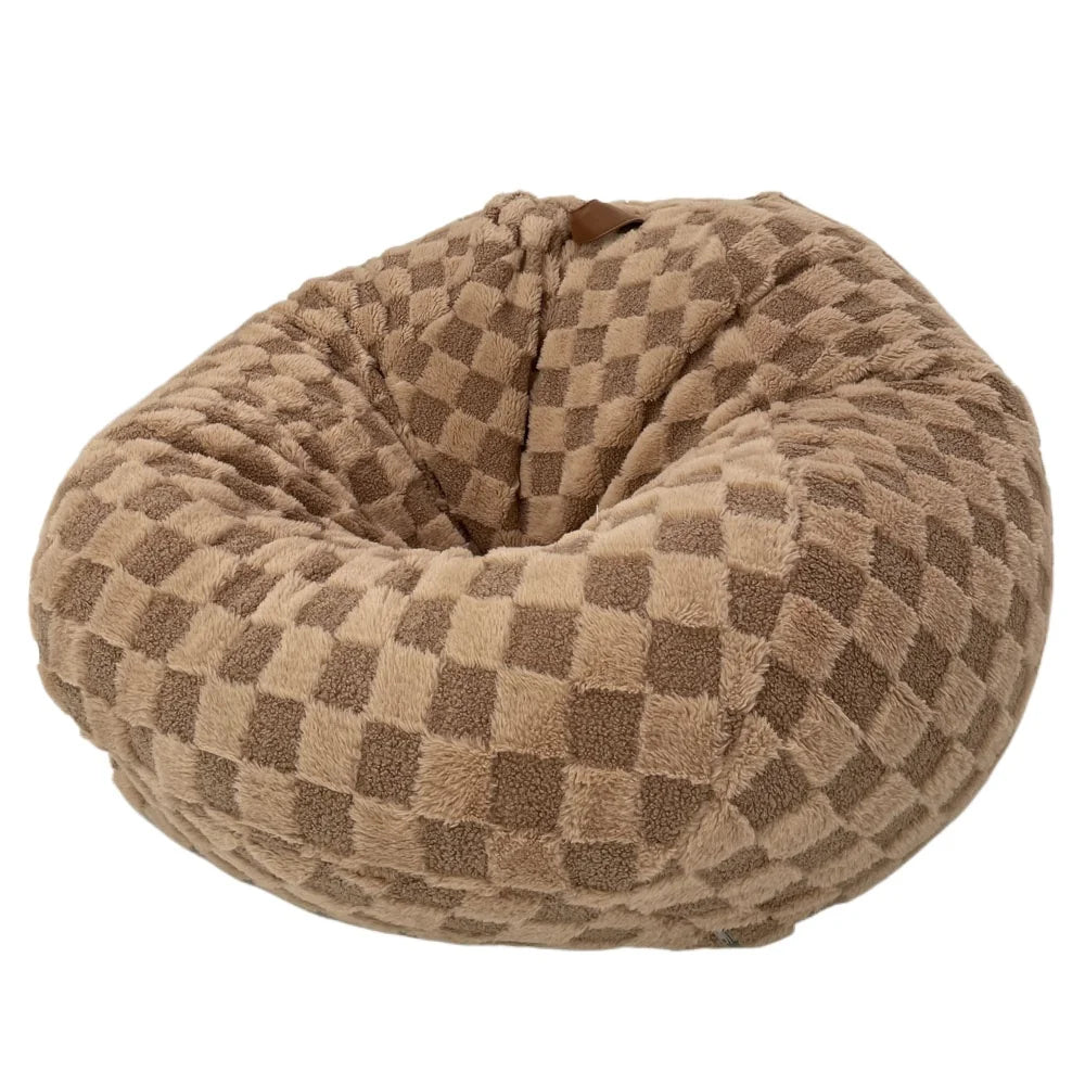 Flauschige Sitzsäcke-Dunkelkhaki