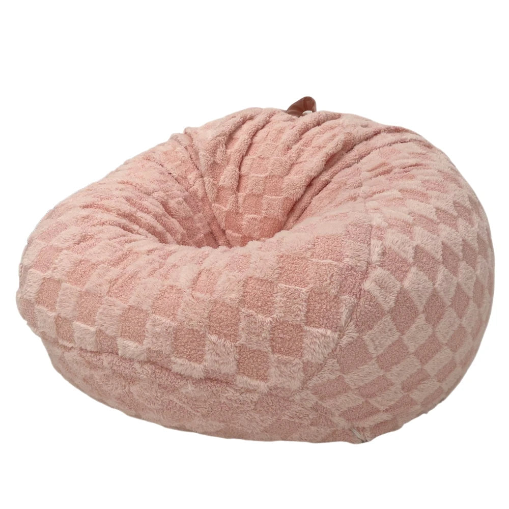 Flauschige Sitzsäcke-Rosa
