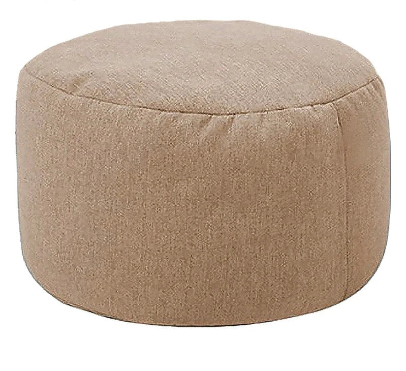Fußhocker-Sitzsack-Dunkel-Khaki