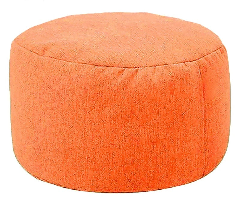 Fußhocker-Sitzsack-Orange