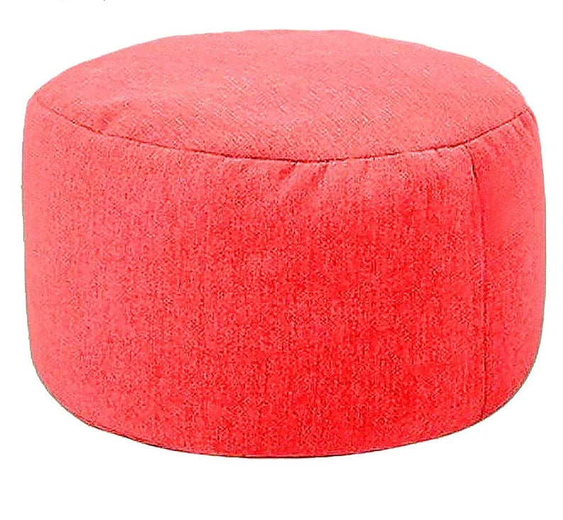 Fußhocker-Sitzsack-Rot