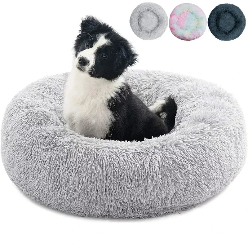Donut- Hundebett aus Korallenvlies