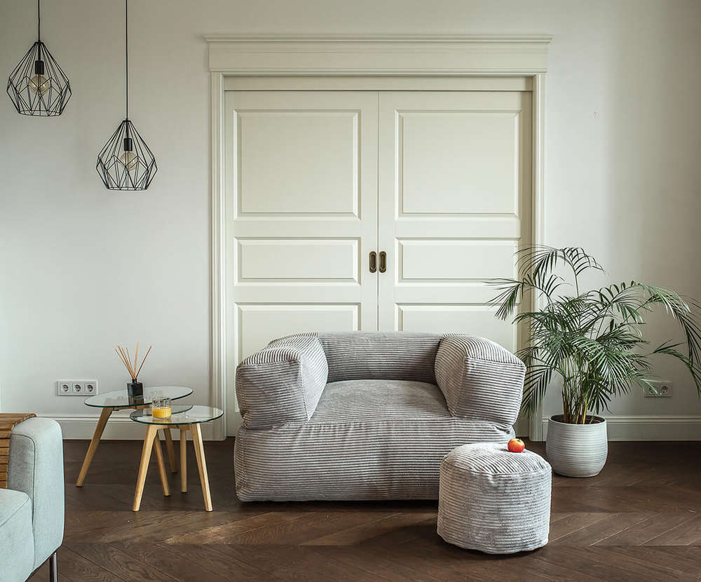 Sessel Sitzsack (Cord Velour)