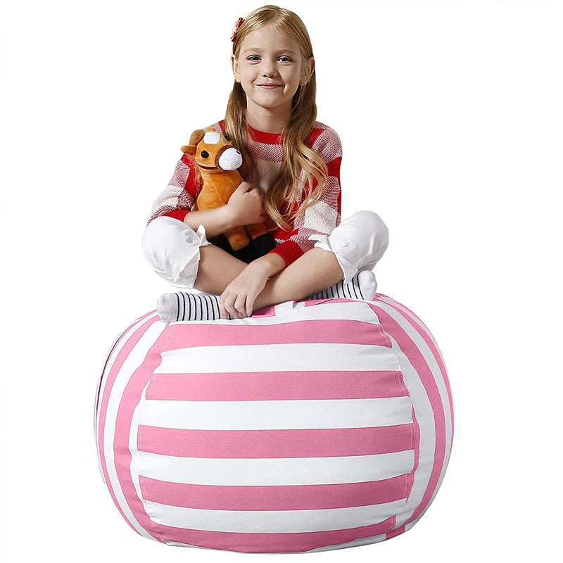 Kindersitzsäcke Weiß-pink
