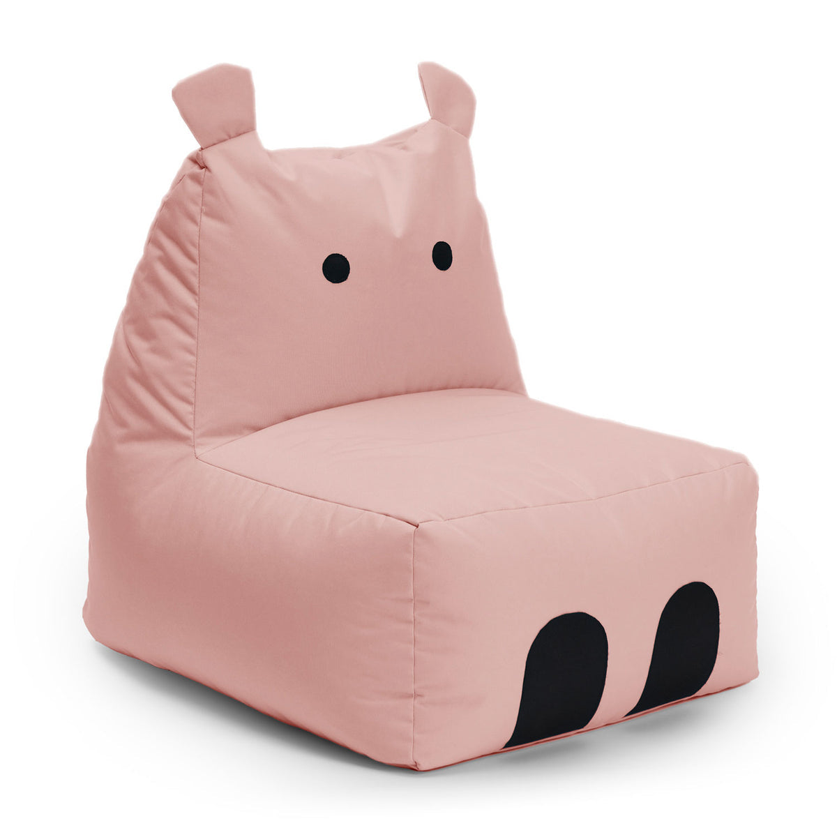 Kindersitzsack Hippo-Rosa