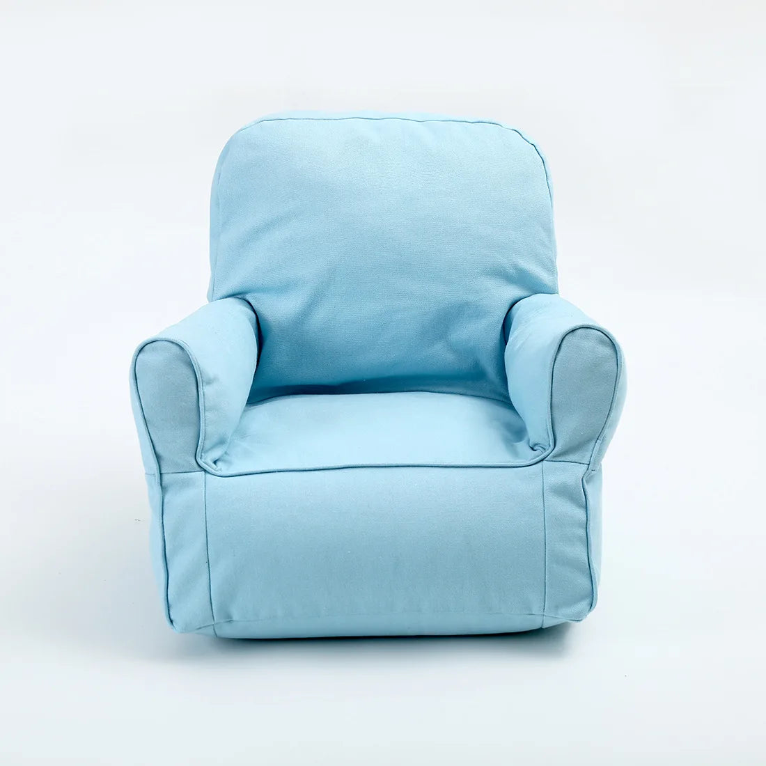 Kindersofa aus INS-Stoff-Blau