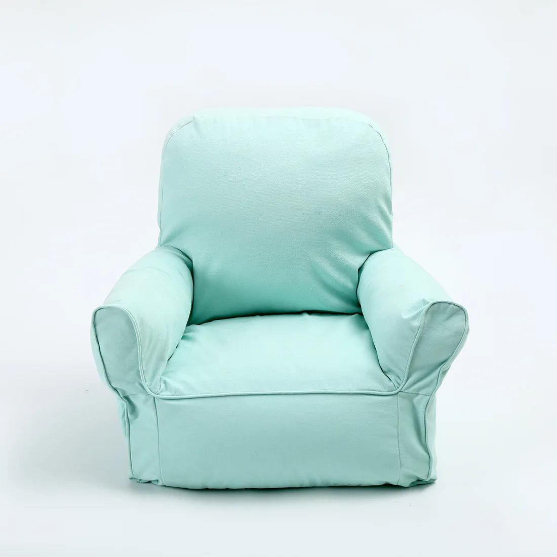 Kindersofa aus INS-Stoff-Grün