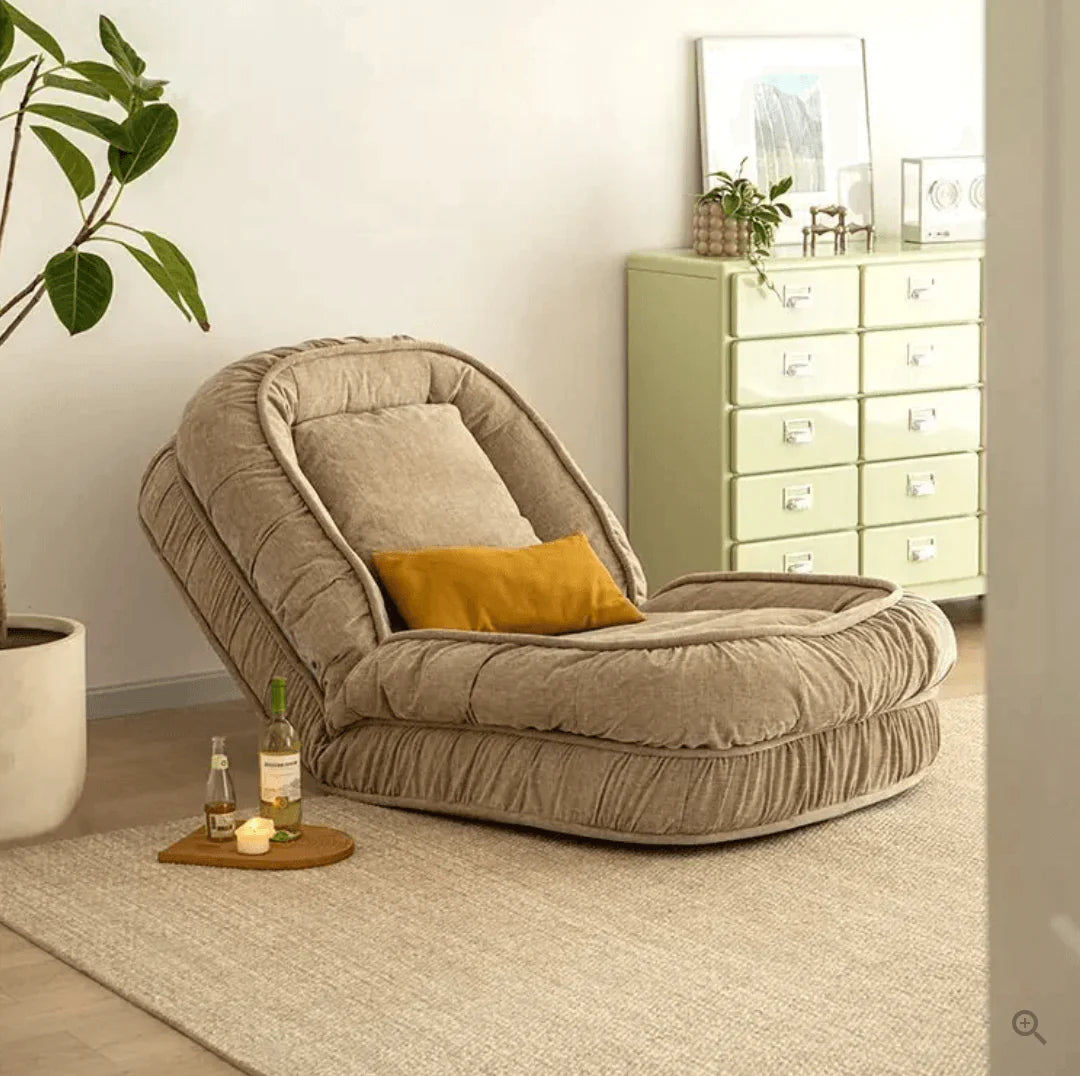 Moderner-Lazy-Sitzsack Khaki