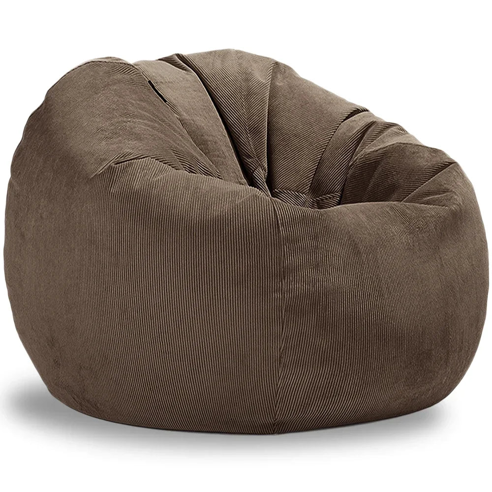 Outdoor Sitzsack aus Cord-dunkel-Kaffee