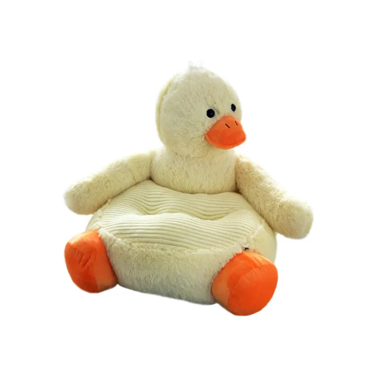 Plüsch-Kindersitzsäcke-Gelb-Ente