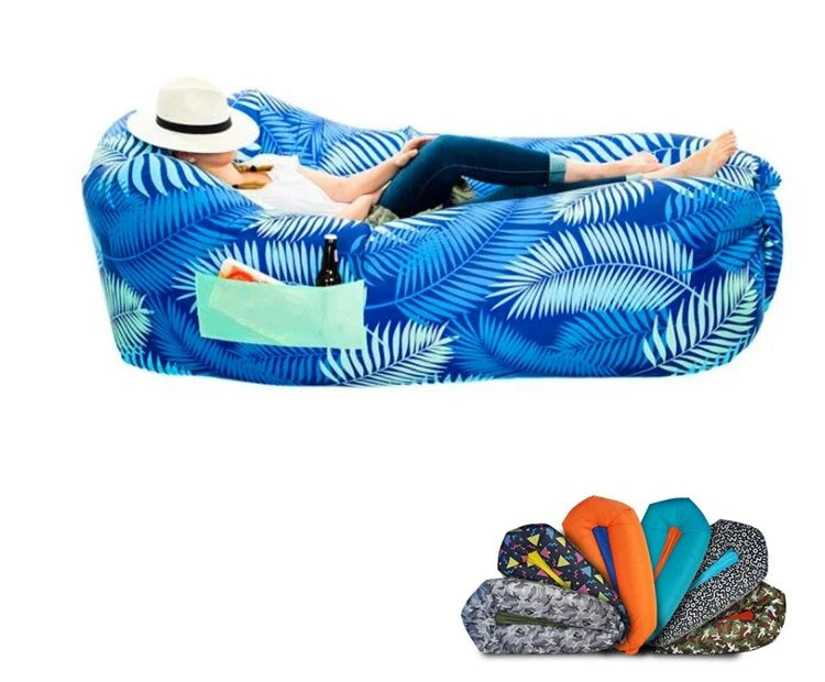 Pool-Sitzsack-Hellblau