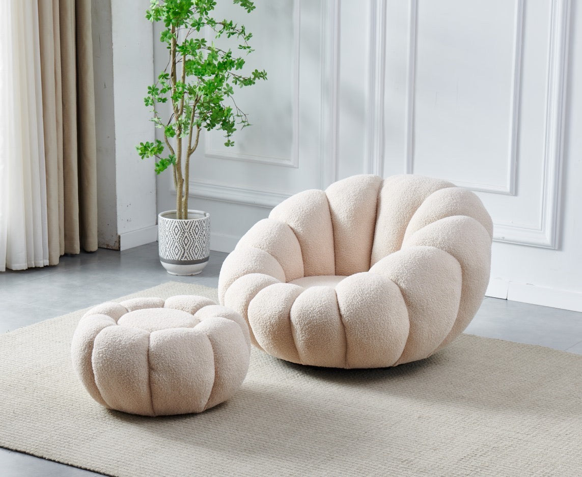 Riesiges Puff-Sofa - Beige
