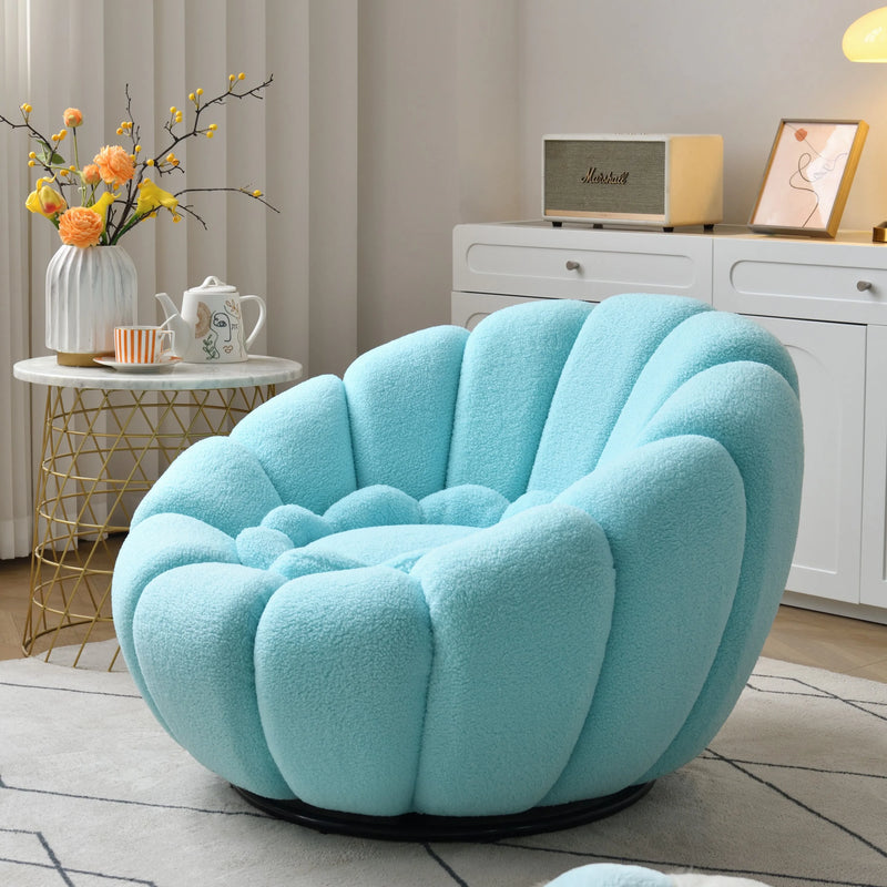 Riesiges Puff-Sofa - Marine blau