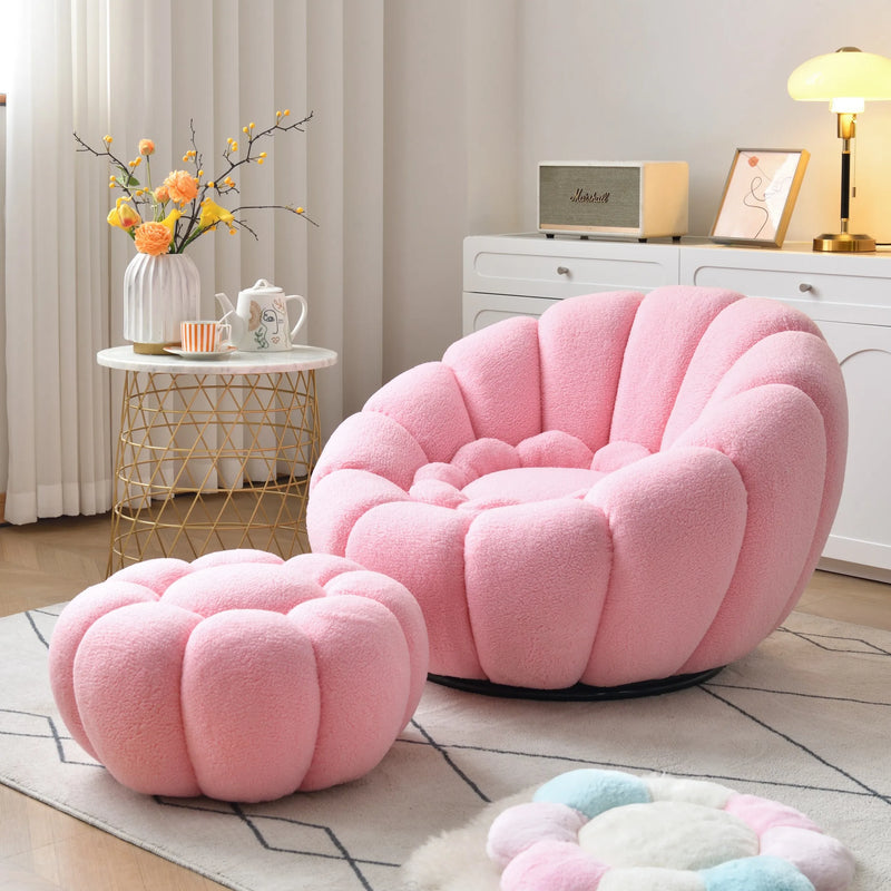 Riesiges Puff-Sofa - Rosa