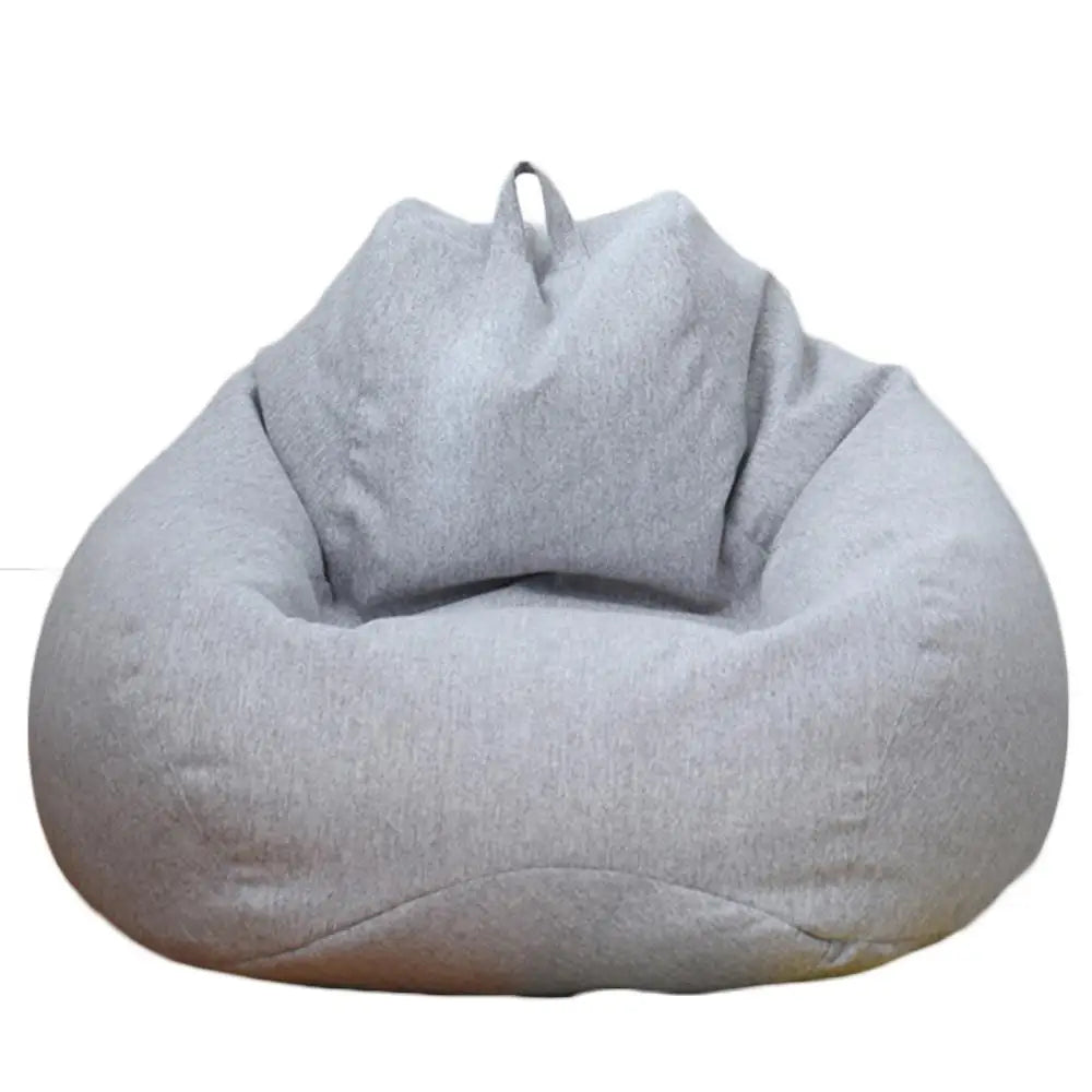Sitzsack-Bezug-Grau