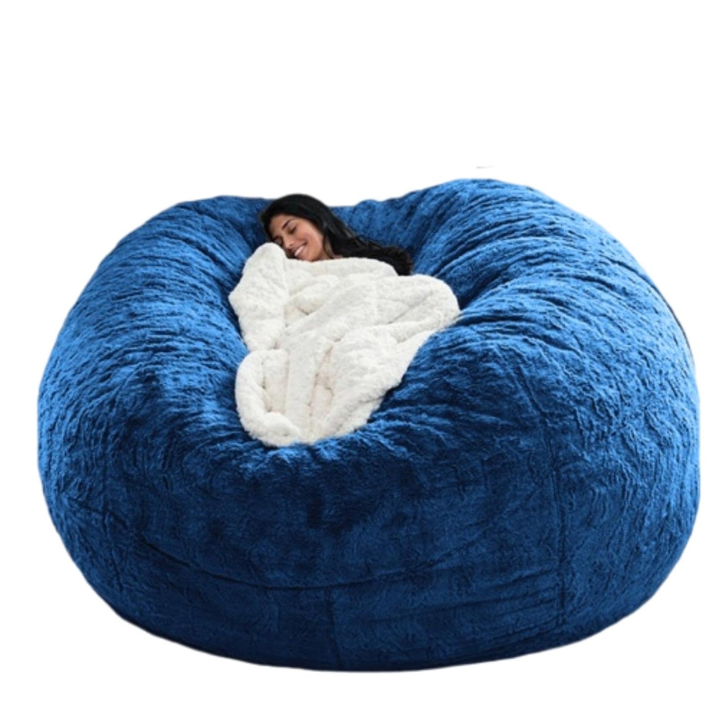 Sitzsack-Sofa-Blau