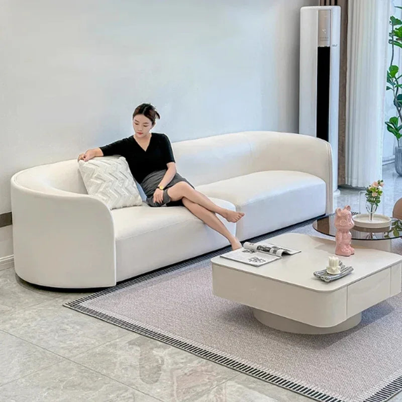 Sitzsack-Sofa-Weiß(3,6m)