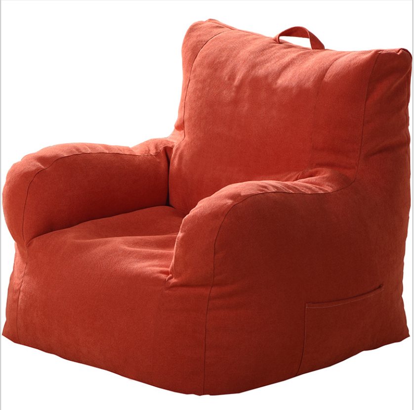 Sitzsack-Sofa-rot