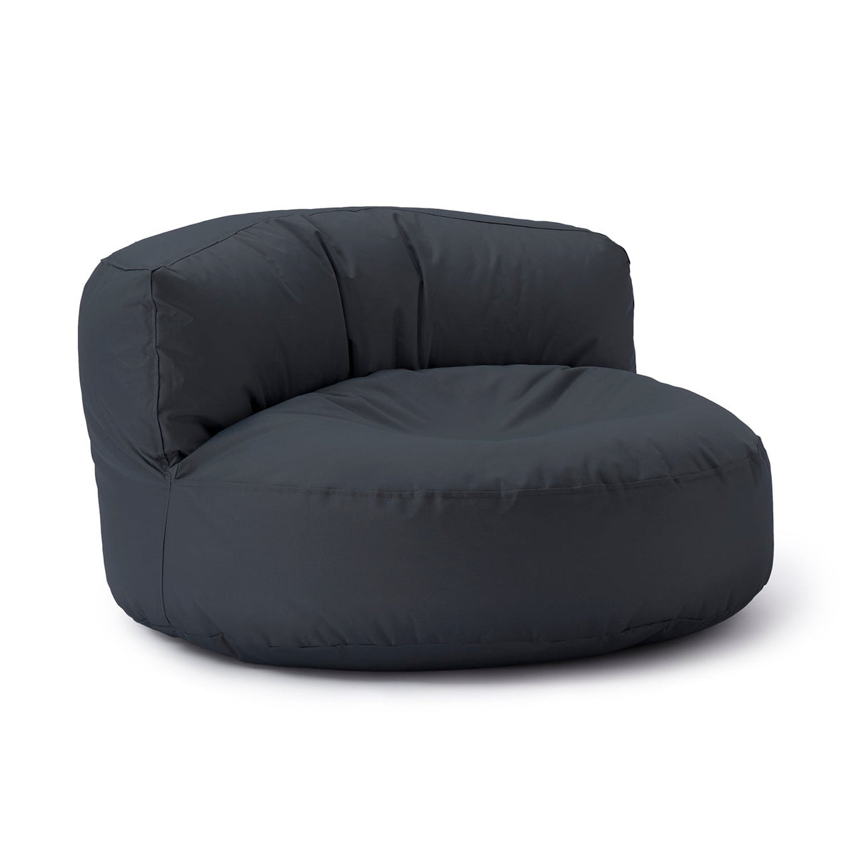 Sitzsack-Sofa Stahlgrau