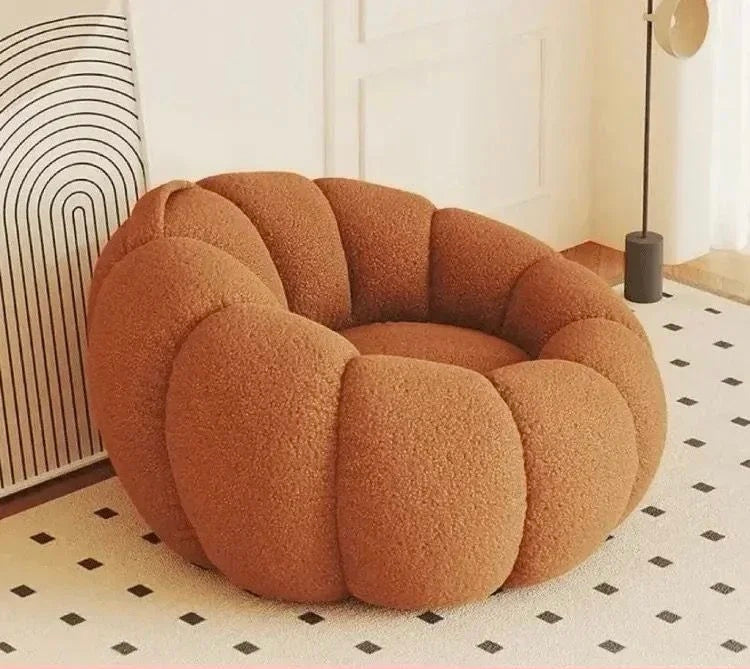 Sitzsack-Wohnzimmer-Braun