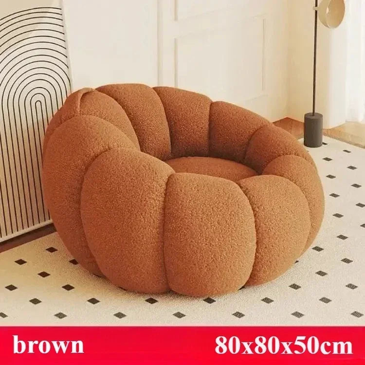 Sitzsack-Wohnzimmer-Braun
