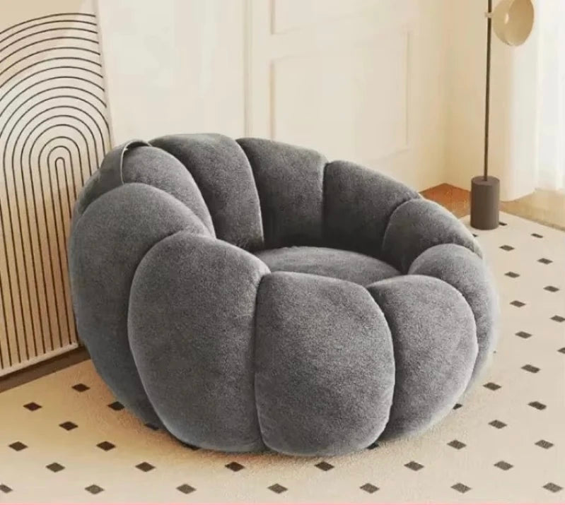 Sitzsack-Wohnzimmer-Grau