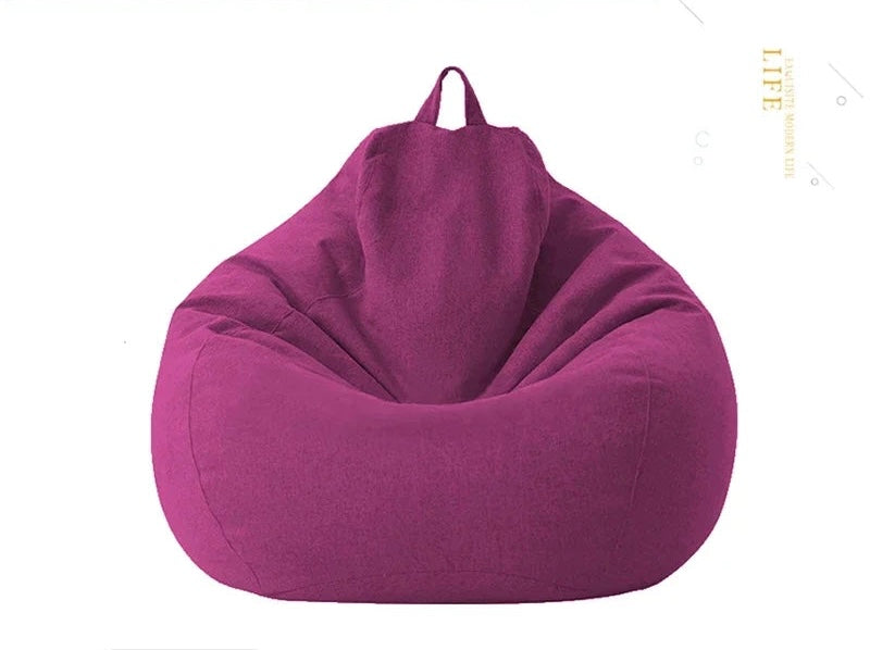 Sitzsack-Wohnzimmer-Lila