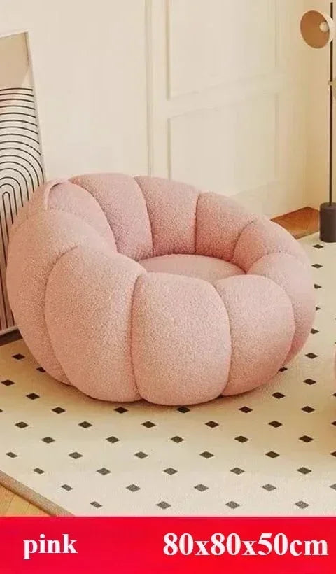 Sitzsack-Wohnzimmer-Rosa