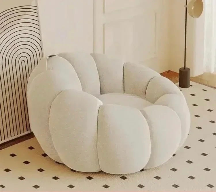 Sitzsack-Wohnzimmer-Weiß
