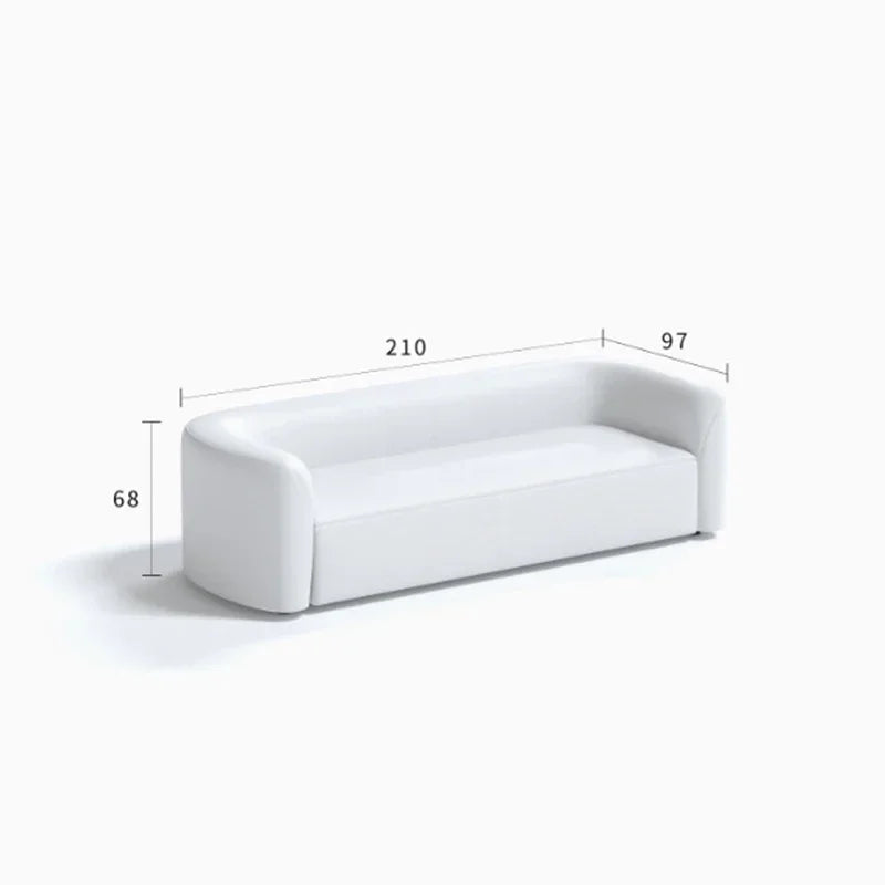Sitzsack-Wohnzimmer-Weiß(2,1m)