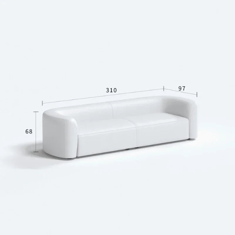 Sitzsack-Wohnzimmer-Weiß(3,1m)