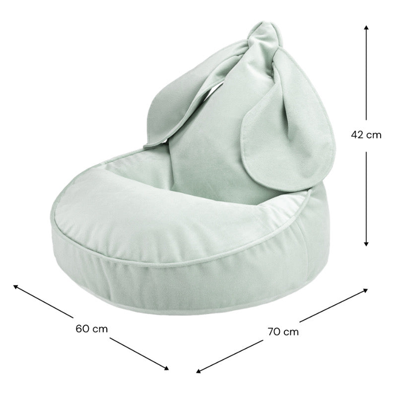Sitzsack Beanbag Hase Mint(Grün)-2