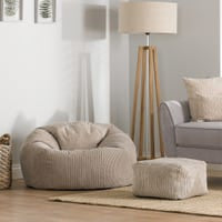 Sitzsack beige 2 in 1