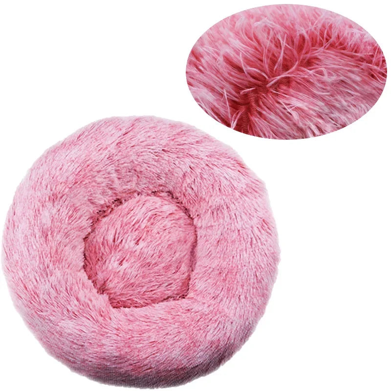 Sitzsack für Hunde 40-90 cm rund-Rosa