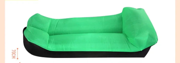 Sitzsack outdoor / Sitzsack tragbar-Schwarz und Grün