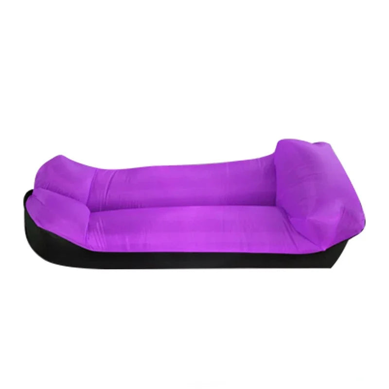 Sitzsack outdoor / Sitzsack tragbar-Schwarz und Lila