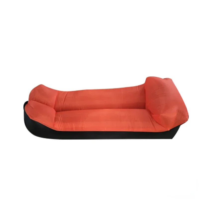 Sitzsack outdoor / Sitzsack tragbar-Schwarz und Rot