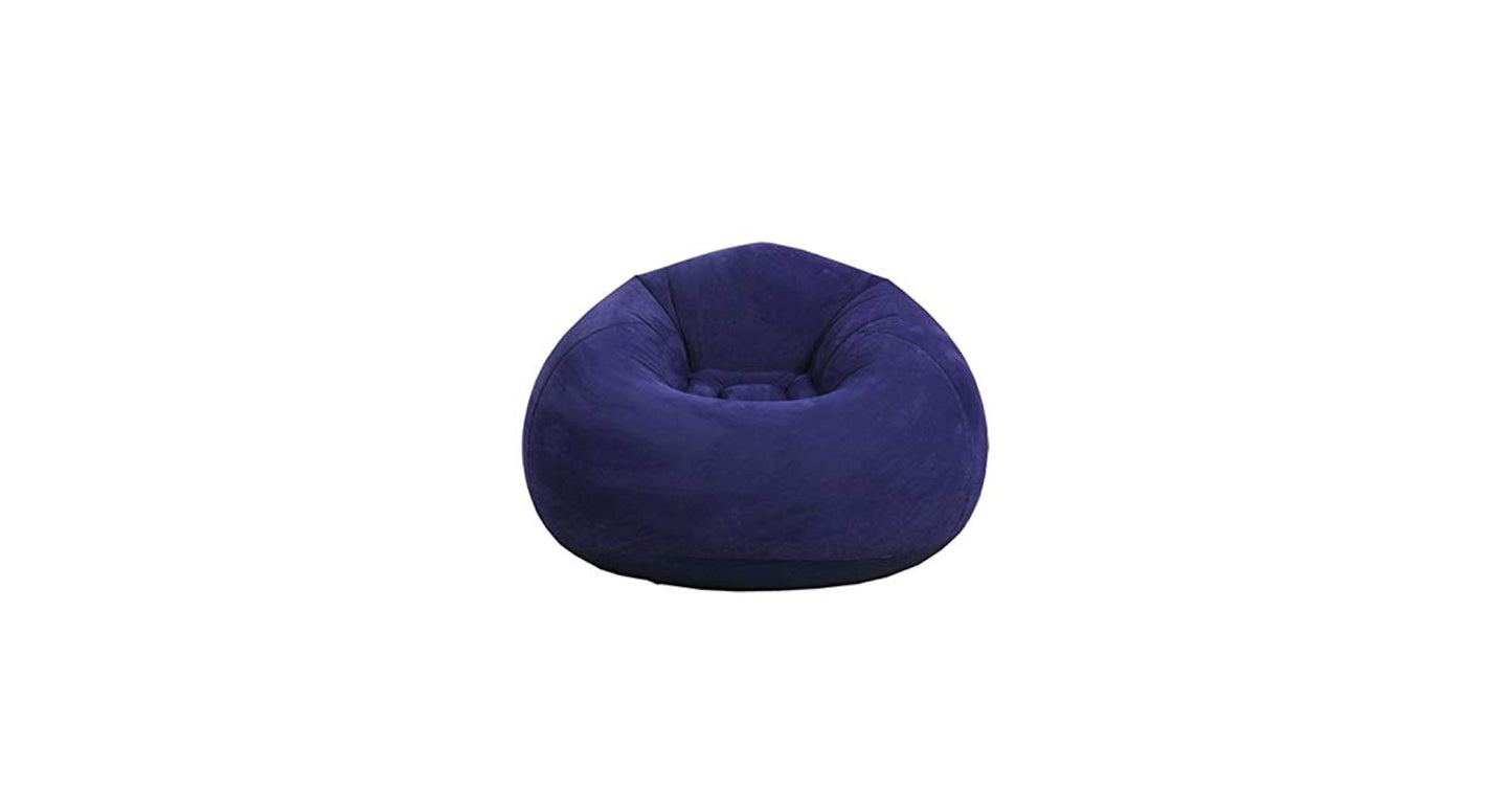 beflocktes aufblasbares-Blau