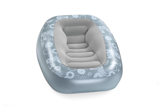 Aufblasbares Gartensofa-Dunkelgrau mit Leuchtend