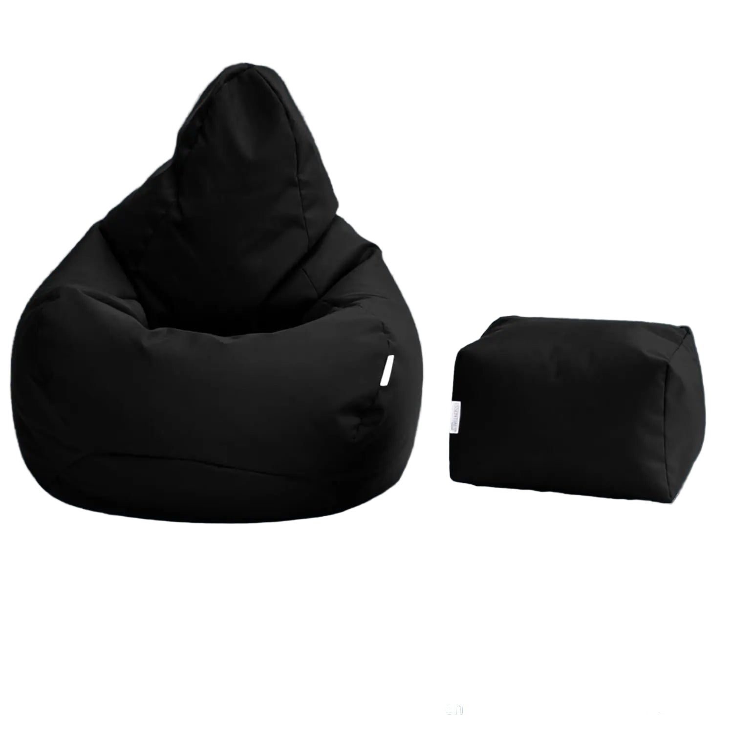 Gaming mit Fußhocker-Schwarz-1