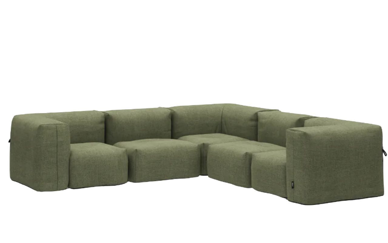Kirra Olive-SACKit - Soft 5-Sitzer Ecksofa