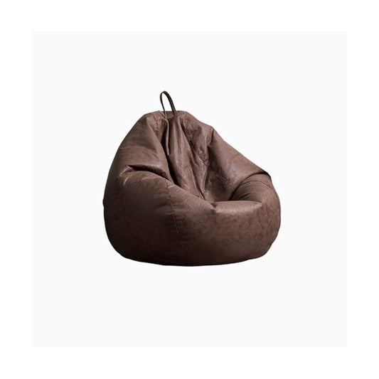 Kunstleder-Sitzsack braun 