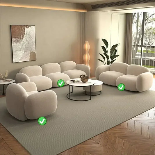Modernes Wohnzimmersofa-Weiß