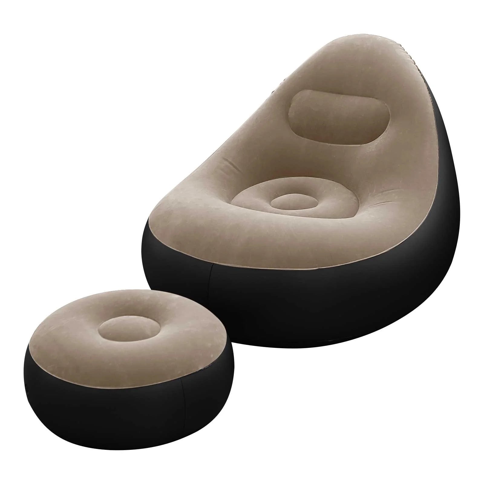 Outdoor Sitzsack-Kaffee-Schwarz 