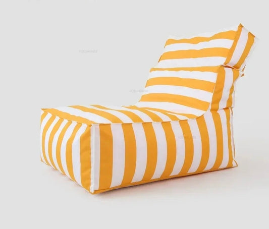Outdoor Sitzsack / Garten Sitzsack-Gelbes Streifen