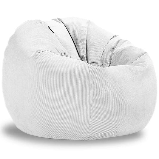 Outdoor Sitzsack aus Cord-weiß